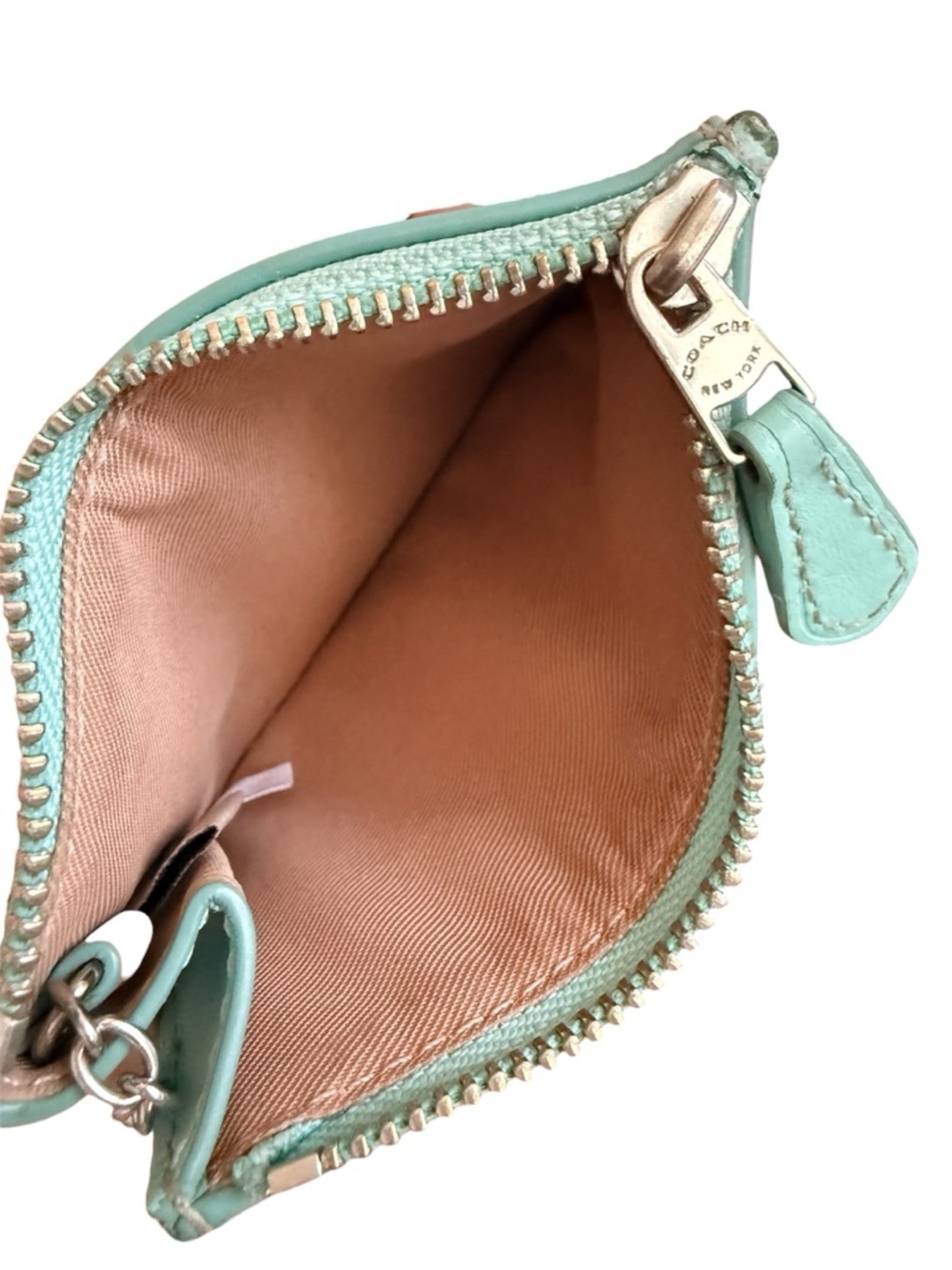 Coach Mini Skinny ID Case in Signature Jacquard - Picture 8 of 9